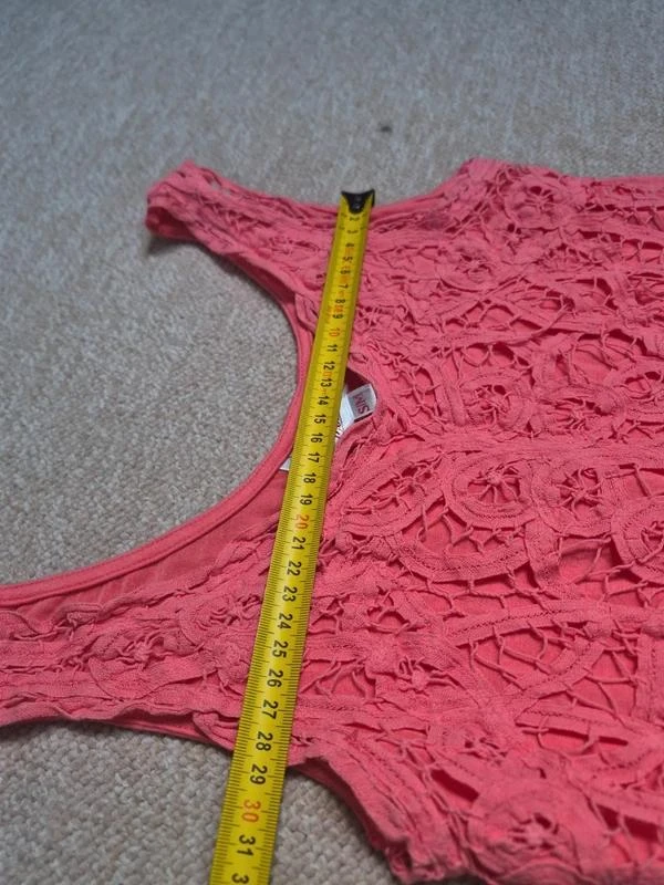 My Collection Top de encaje coral S/M – photo 6